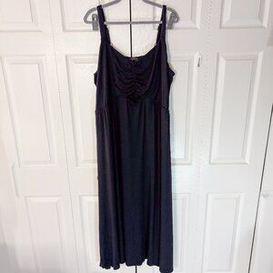 Lane Bryant Black Maxi Dress Size 26/28 Plus